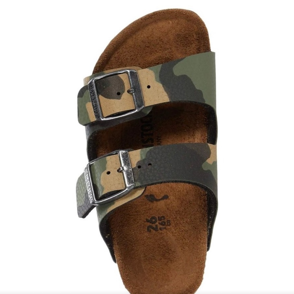 Birkenstock Arizona Little Kids Size 10 Camouflage Sandals Adjustable Straps